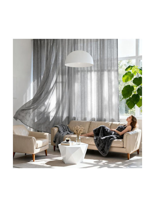 Joydeco Joydeco Verdunkelungsvorhänge mit Grommets Grau 140x260cm