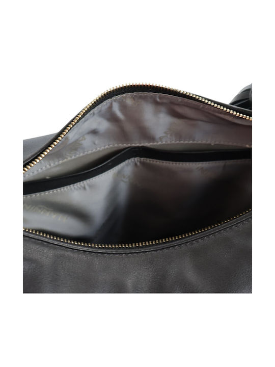 Leather Women's Shoulder Bag Black