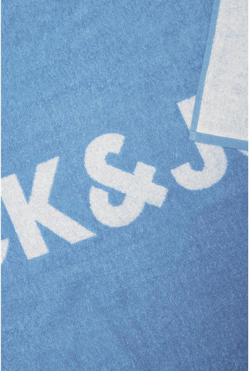 Jack & Jones Beach Towel Cotton Light Blue
