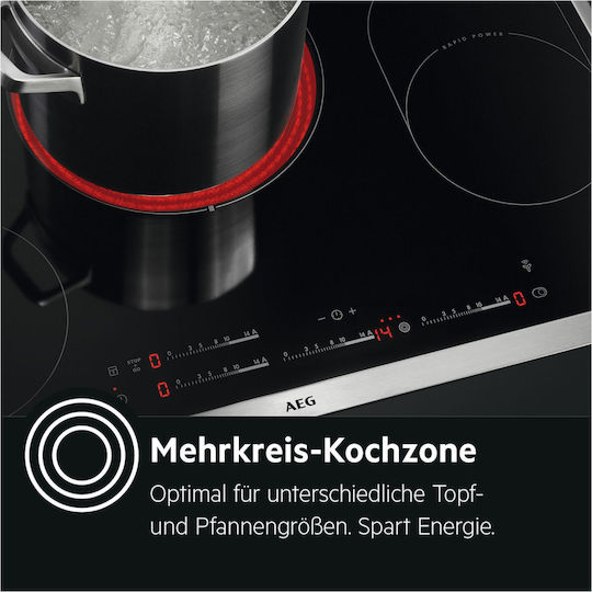 AEG Κεραμική Εστία με Πλαίσιο Αυτόνομη 57.6x51.6εκ.