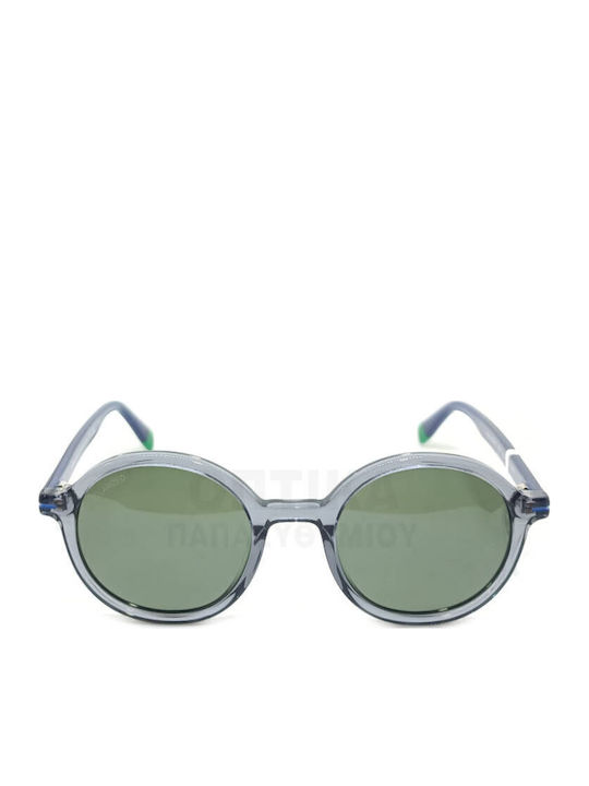 Benetton Ochelari De Soare Unisex Cu Culoarea Gri A Scelețului Și Culoarea Verde A Lentilelor Polarized Benetton Ochelari De Soare Unisex Cu Culoarea Gri A Scelețului Și Culoarea Verde A Lentilelor Polarized