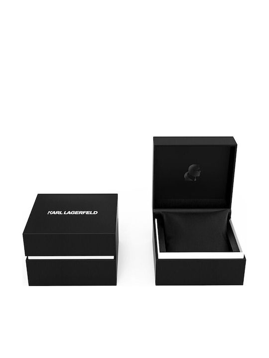 Karl Lagerfeld Womens Watch 35mm Battery with Gold Metal Bracelet