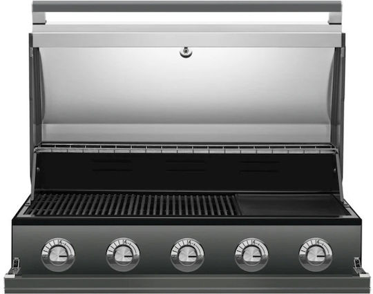 Beef Eater 1700 Series Gas Grill with Cast Iron Grate and 5 Burners