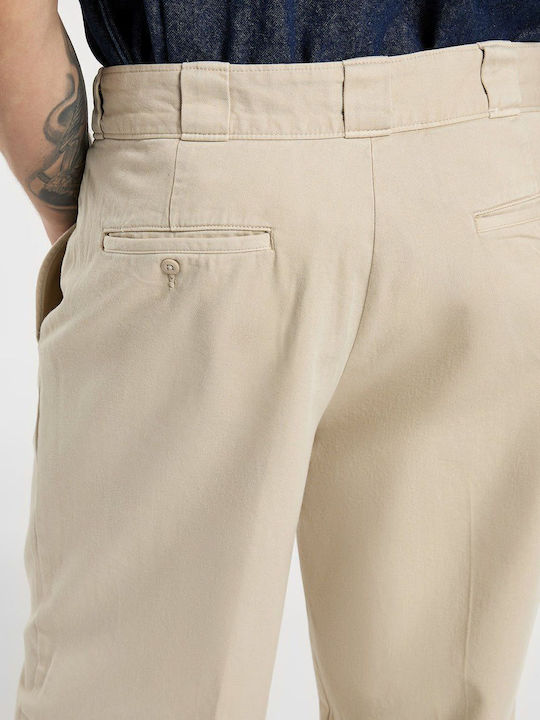 Work Pant Cargo Trousers in Loose Fit Stone