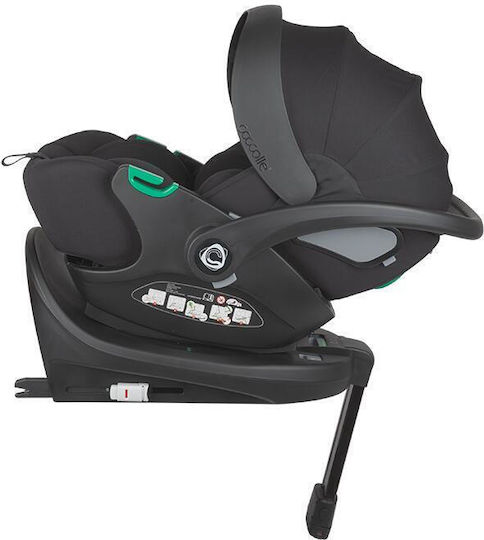 Coccolle Rilax Καθισματάκι Αυτοκινήτου i-Size με Isofix Μαύρο 0-13 kg