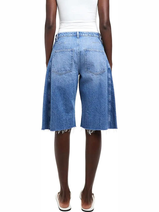 Topshop Women's Jean Shorts Blue