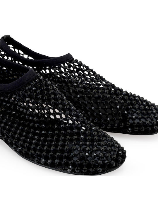 Women's Ballerina Shoes In Black Colour