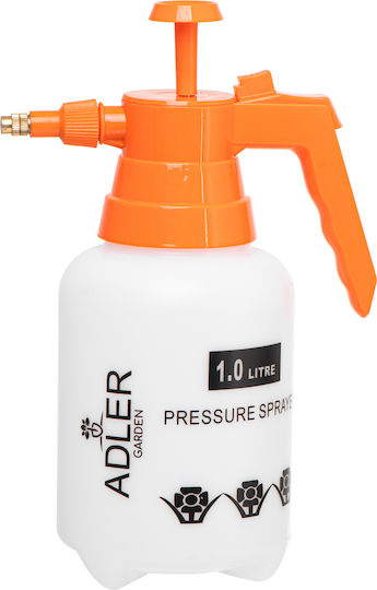 Adler Pressure Sprayer with 1lt Capacity 2bar in White Colour