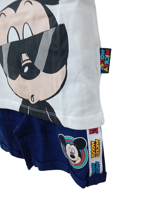 Kids Set with Shorts Summer 2 Pieces White