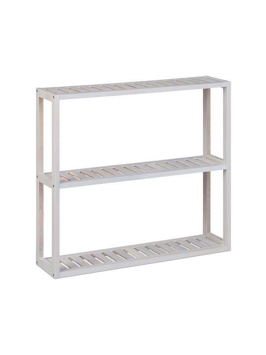 Raft de Perete Alb 60x15x54 cm