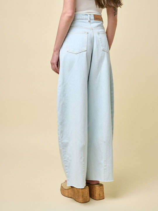 Project Soma Women's Jean Pants in Wide Leg Style