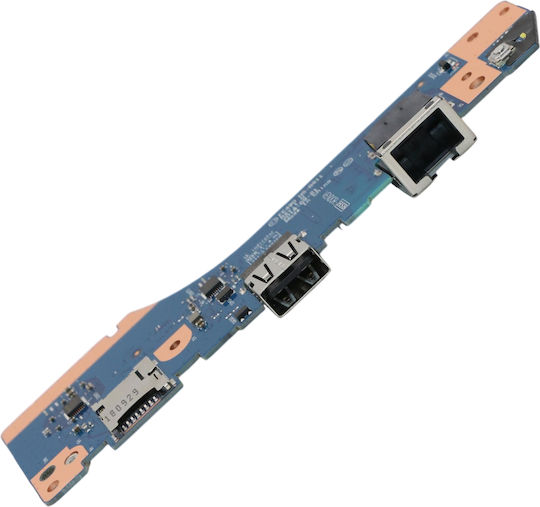 Πλακέτα Power Button Usb & Micro Sd Card Reader & Power Button & Rj45 I O Board Laptop Lenovo Thinkpad E490 20n8 20n9 20n80029ge 20n9s48500 Ee480 Ns-b421 Fe490 Ns-b911 02dl870 Κωδ.1-brd343