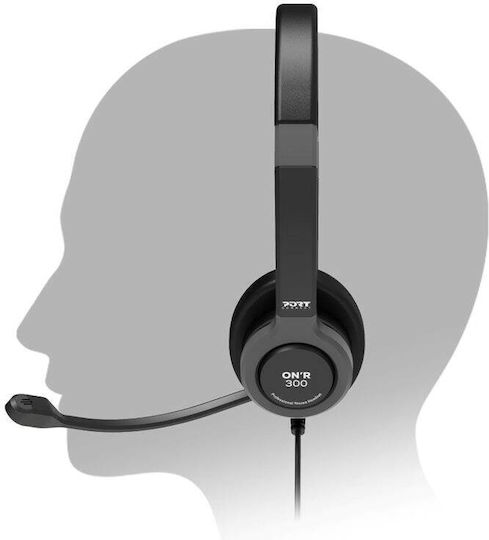 Port Designs On'R 300 Căști Multimedia On Ear cu Microfon și Conectare USB-A