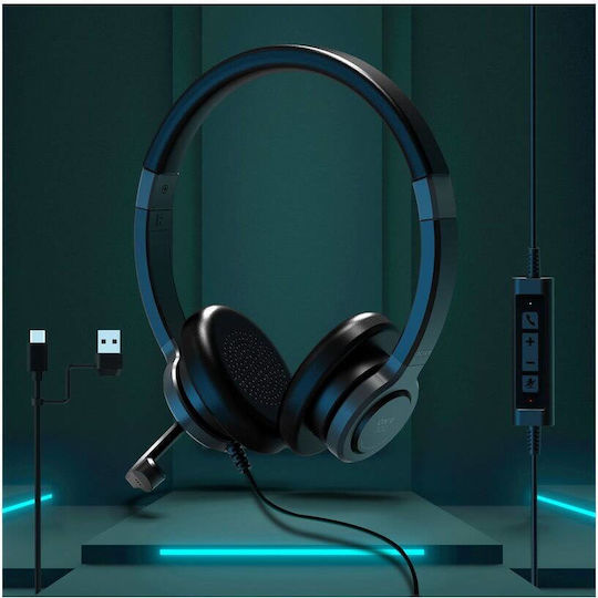 Port Designs On'R 300 Căști Multimedia On Ear cu Microfon și Conectare USB-A