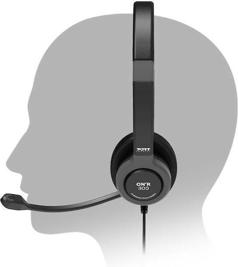 Port Designs On'R 300 Căști Multimedia On Ear cu Microfon și Conectare USB-A
