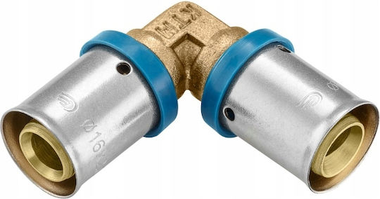 Lechar Cot Pex 16x16 Conector Presat Crimpat Drept