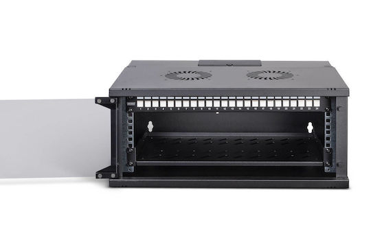 Digitus Επιτοίχια Καμπίνα Rack 19U 54x40cm Μαύρο DN-49201-SET