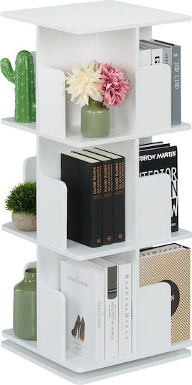 Bibliotecă Albă 39x39x95 cm