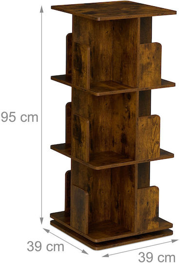 Bibliotecă Culoare Maro 39x39x95 cm
