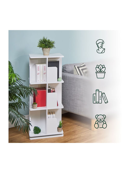 Βιβλιοθήκη White 39x39x95εκ.