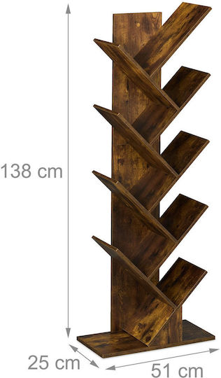 Библиотека Дизайн Copac Кафява 51x25x138см