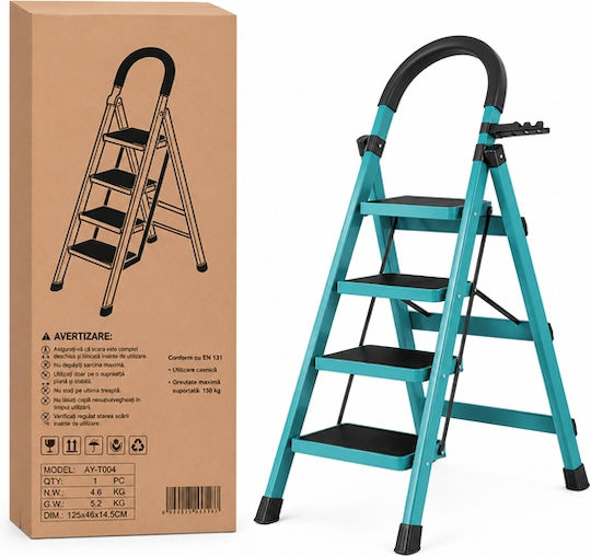 Scară din Aluminiu cu 4 Trepte 133cm