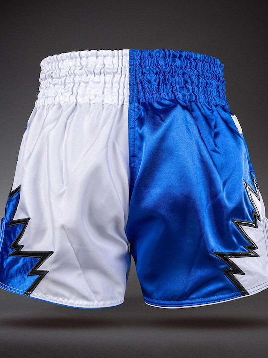 Muay Thai Shorts Venum Inferno 2.0 Muay Thai Shorts White Blue