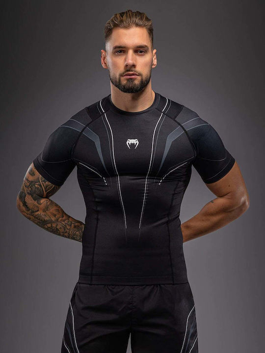Venum Ανδρική Κοντομάνικη Μπλούζα VENUM-06296-108 για Jiu-Jitsu / MMA Μαύρη