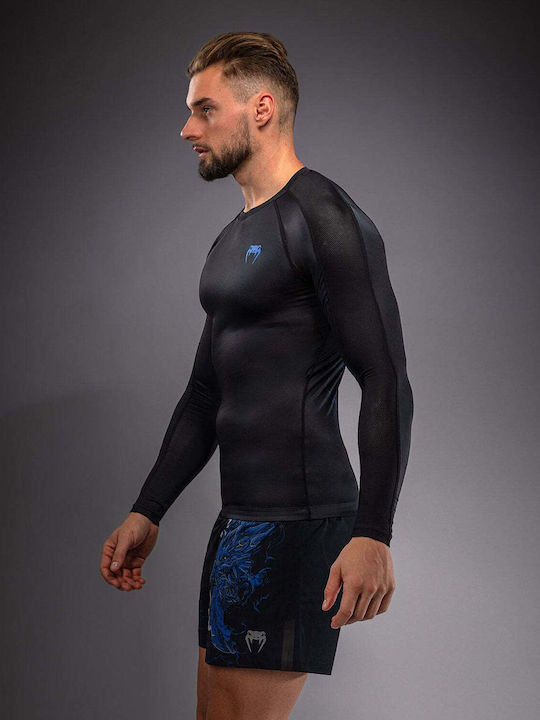 Venum Men's Long Sleeve Shirt VENUM-06240-101 for Jiu-Jitsu Black
