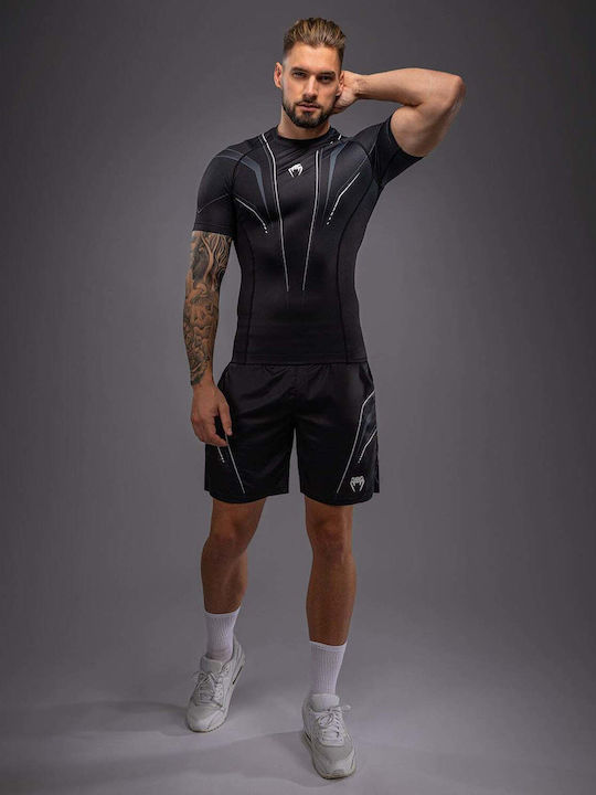 Venum Ανδρική Κοντομάνικη Μπλούζα VENUM-06296-108 για Jiu-Jitsu / MMA Μαύρη