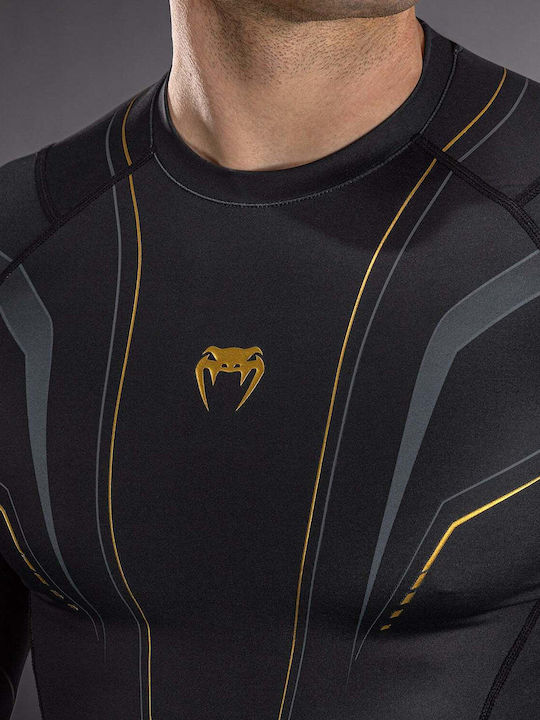 Venum Men's Long Sleeve Shirt VENUM-06295-126 for Jiu-Jitsu / MMA Black