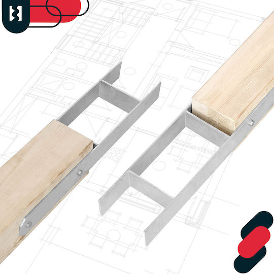 Suport Post Embedding Bracket Oțel Galvanizat Ancora 160 Mm