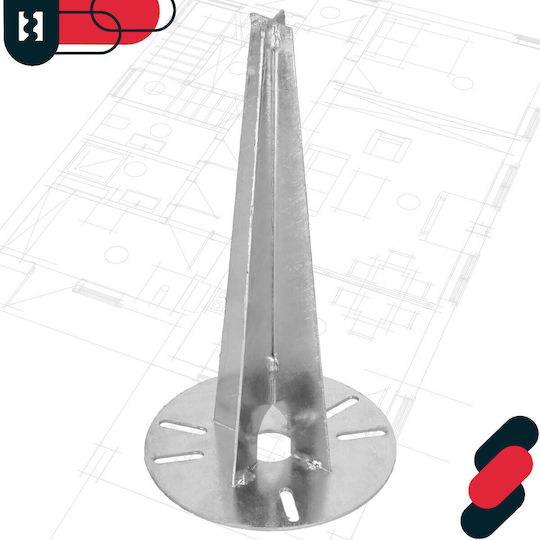 Suport Rotund Pentru Lămpi De Grădină Cu Țepușă De Pământ 150 Mm