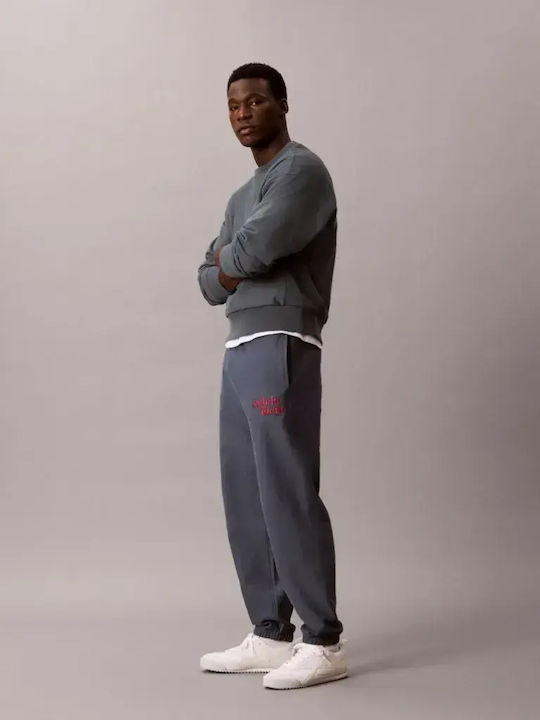 Calvin Klein Sweatpants with Elastic Gray