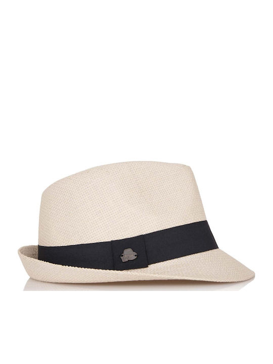Karfil Fabric Men's Fedora Hat Beige