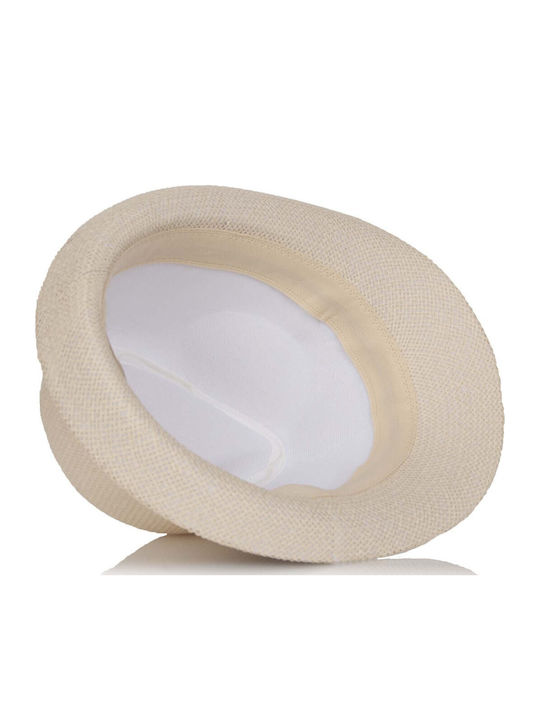 Karfil Fabric Men's Fedora Hat Beige