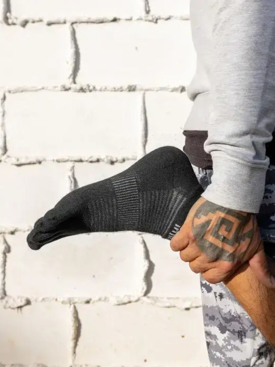 Injinji Lightweight Running Black Socks 1 Pair