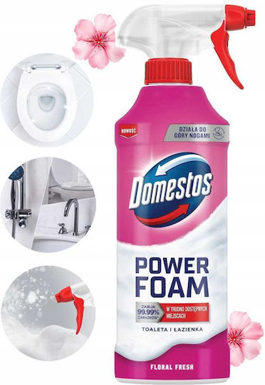 Domestos Power Curățitor Spray Toaletă cu Miros de Prospețime 435ml
