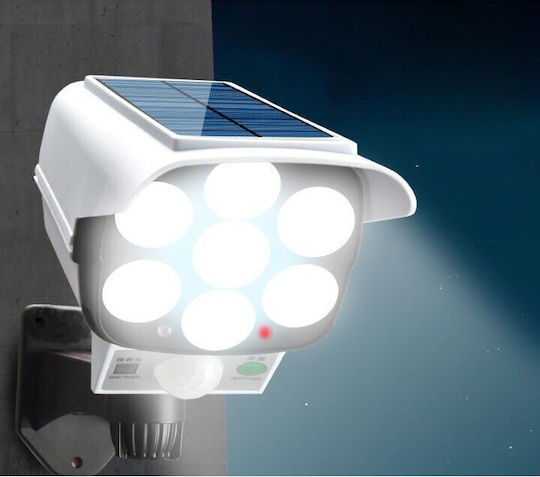 Cameră Supraveghere Falsă Încărcare Solară 77 Leduri Senzor Mișcare Alista Home