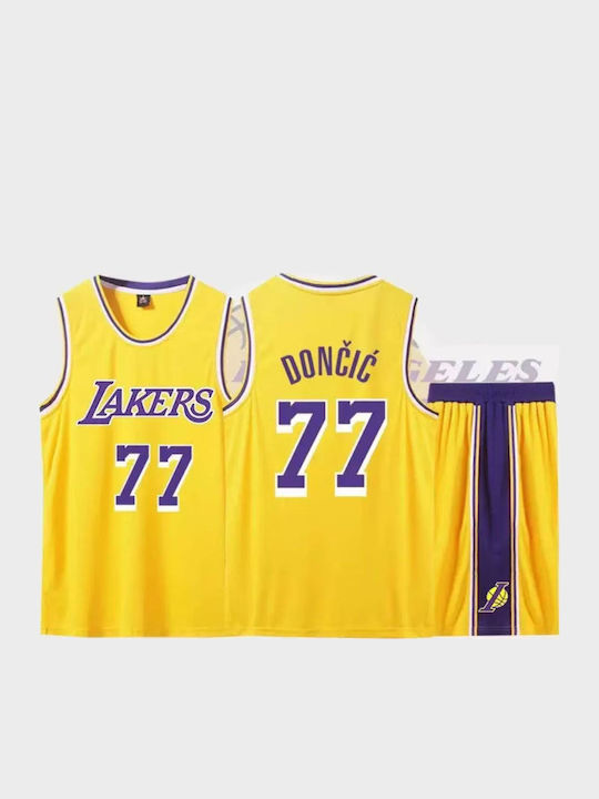 King Kids Basketball Set Doncic L.a Lakers 2026 Home