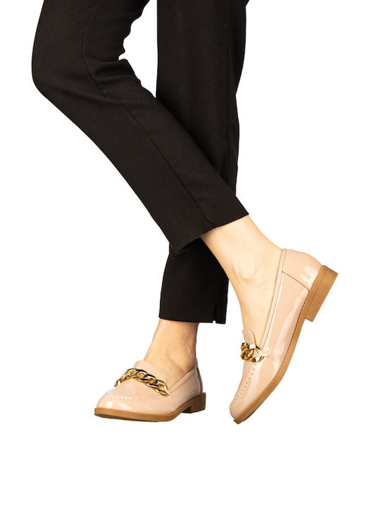 Loafers Dama Din Piele Roz