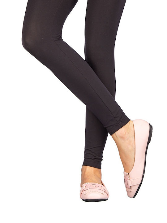 Loafers Dama Din Piele Roz