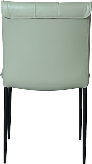 Senso Dining Chairs with Beige Artificial Leather Upholstery 2 Pieces 57x47x84cm