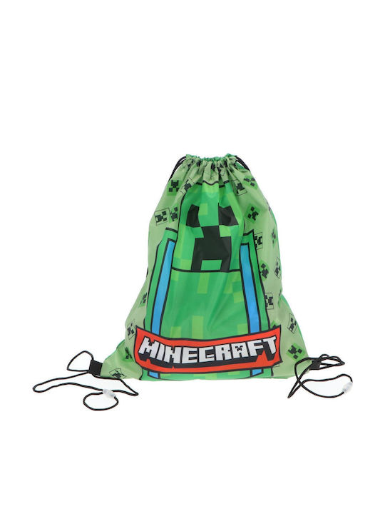 Minecraft Kinder Tasche Beuteltasche Grüne 40x35cm Minecraft Kinder Tasche Beuteltasche Grüne 40x35cm