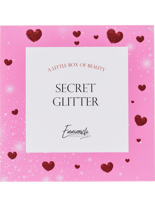 Emmanouela Cosmetics Secret Glitter Box Σετ Μακιγιάζ 2τμχ