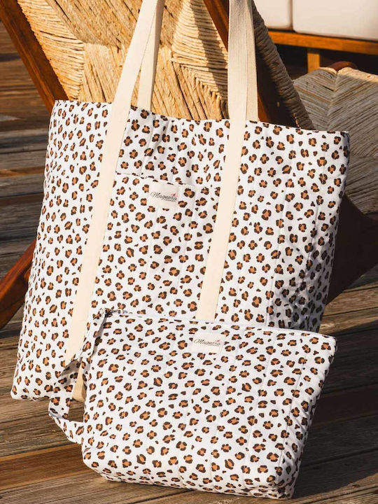 Magnolia Handmade Υφασμάτινη Τσάντα Θαλάσσης Πολύχρωμη