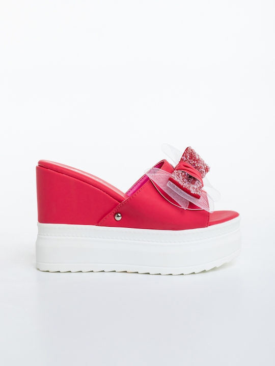 Platforme Dama Tip Slip On Roșii