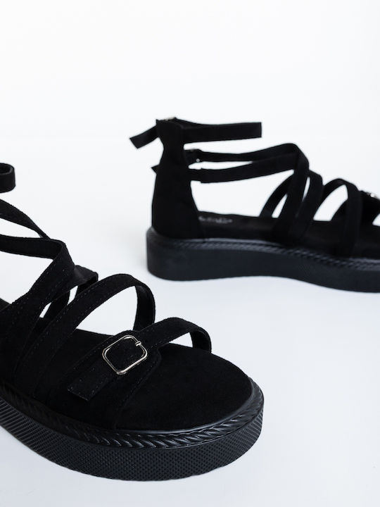Sandale Casual Damă Negre