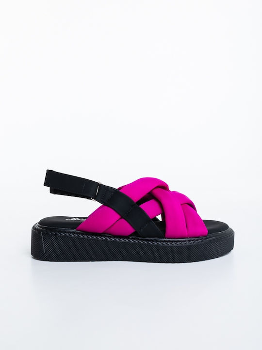 Sandale Casual Damă Fucsia