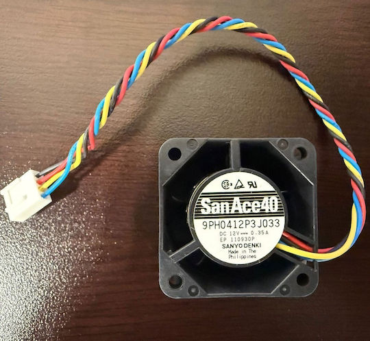 Supermicro FAN-0061L4 Case Fan 40mm (12500rpm / 16.3cfm) Without LED Lighting and 4-Pin PWM Connection